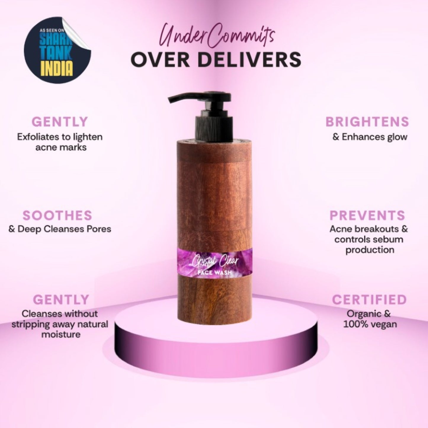 mintree crystal clear face wash