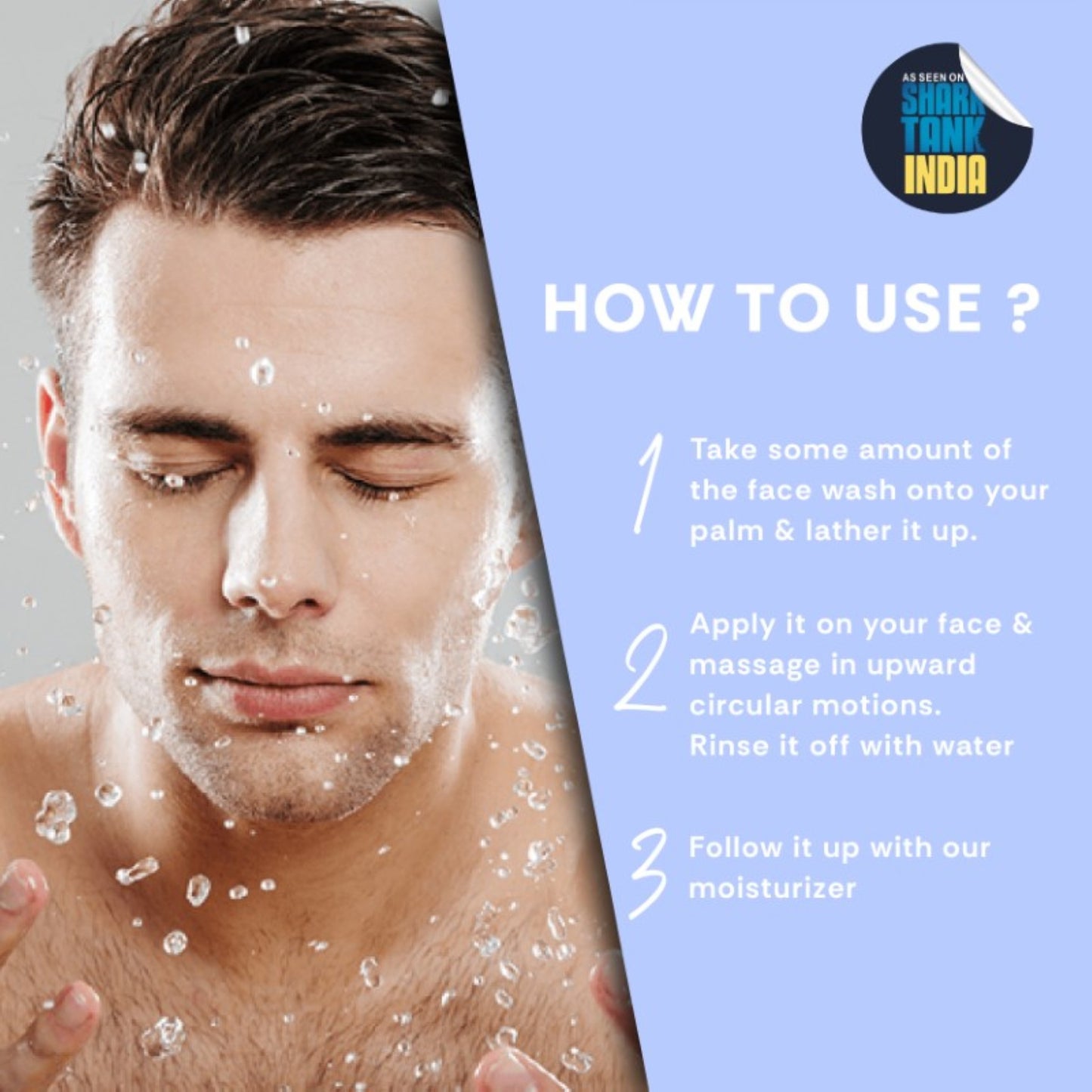 mintree rise & shine face wash