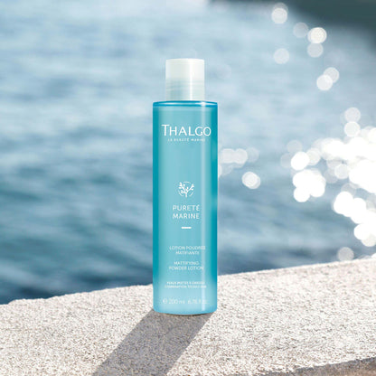 Thalgo Mattifying Powder Lotion - Ultimate Toner for Oily Skin with Zinc & Silica for Long-Lasting Matte Finish - 200ml