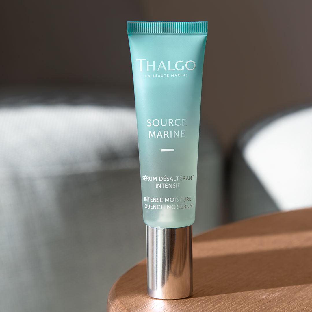 thalgo intense moisture quenching serum - deeply hydrating gel serum for quenched, nourished skin - 30ml