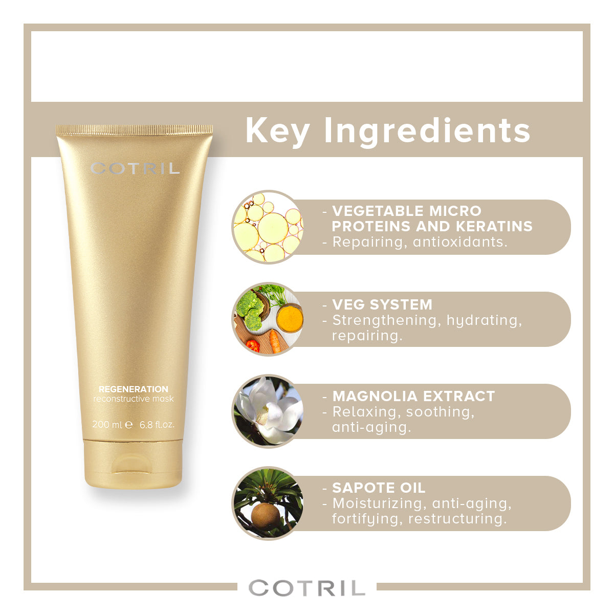 cotril regeneration - reconstructive mask 200 ml