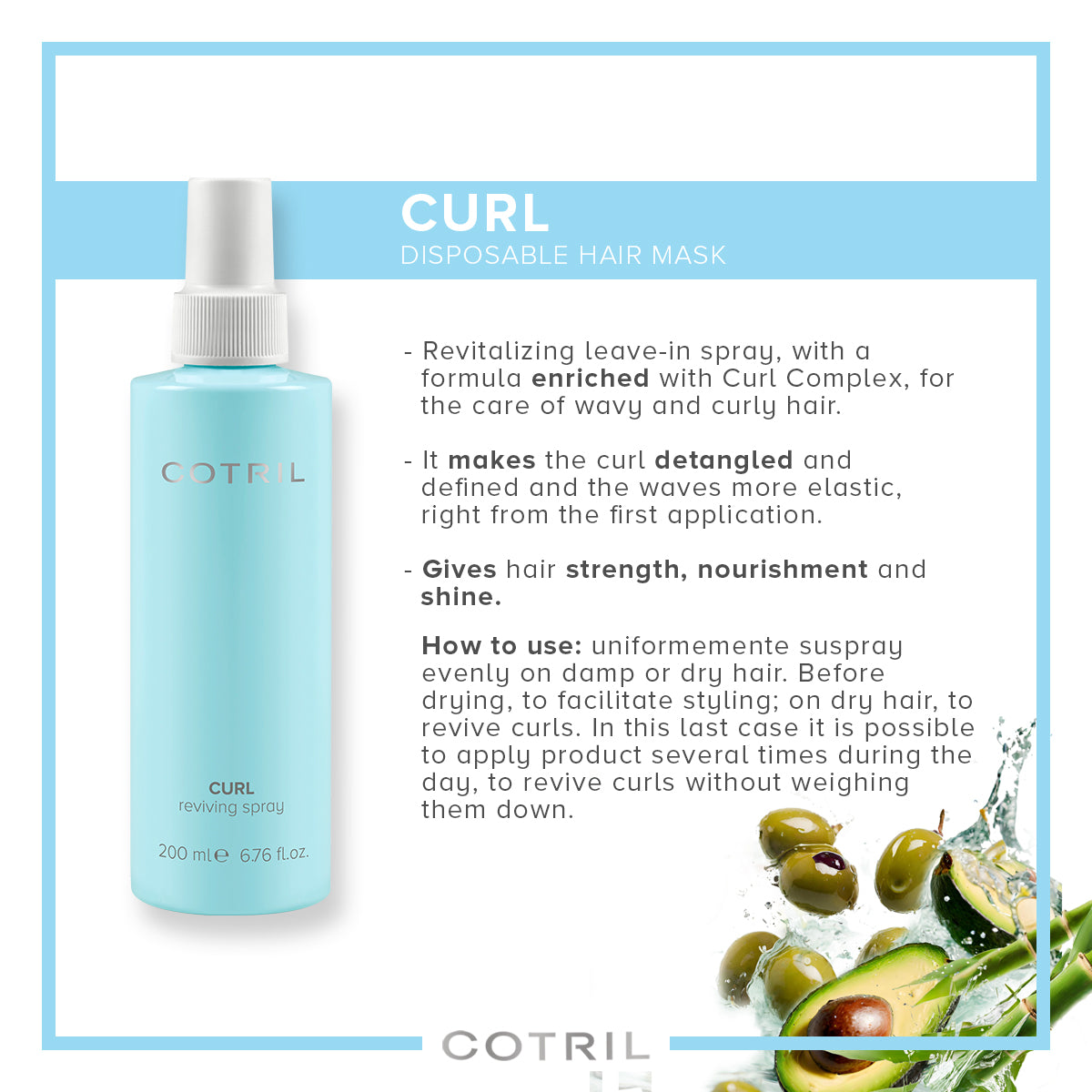 cotril curl - reviving spray 200 ml