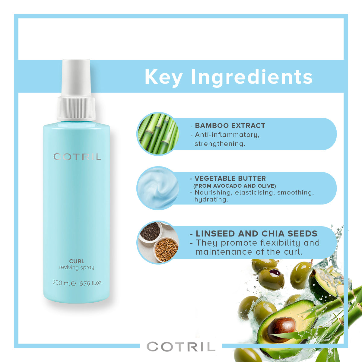 cotril curl - reviving spray 200 ml