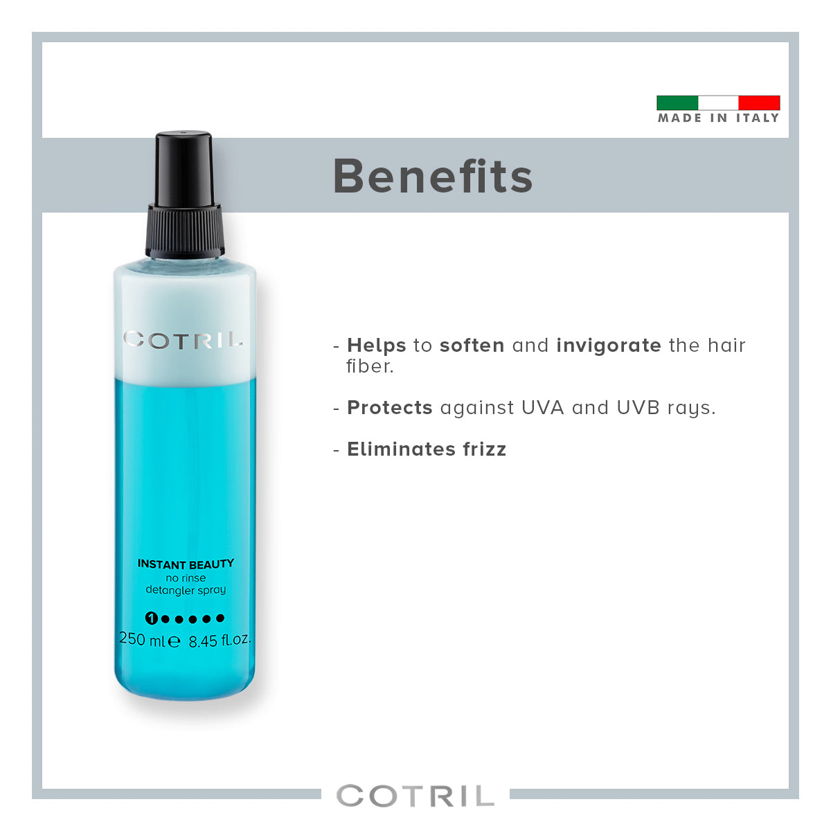 cotril instant beauty  - no rinse detangler spray 250 ml