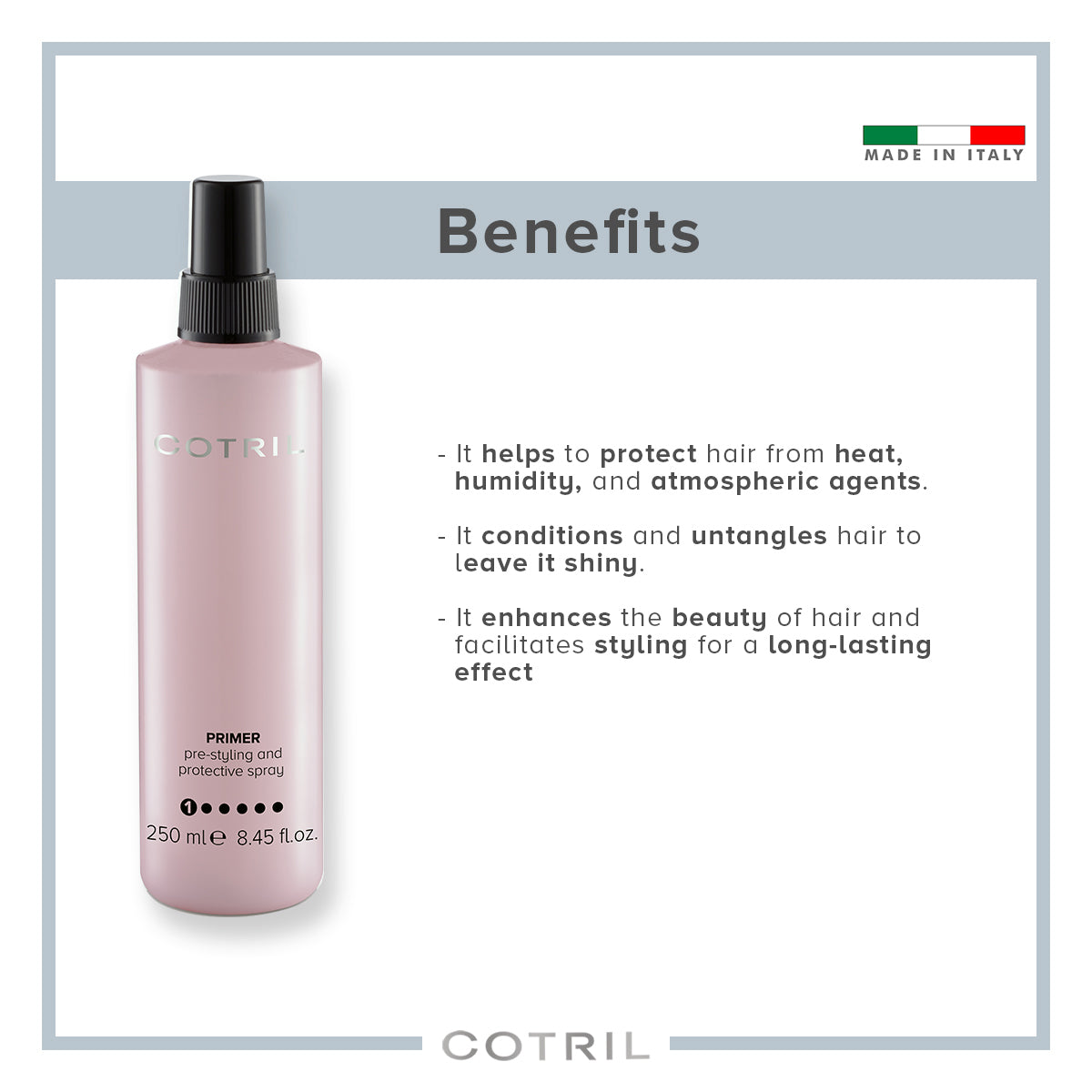 cotril primer - pre-styling and protective spray 250 ml