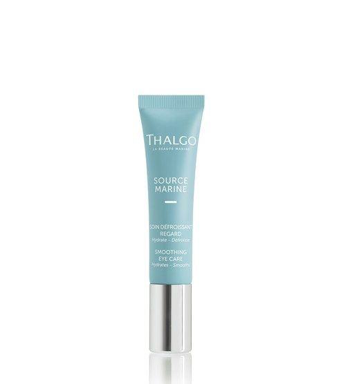 thalgo smoothing eye care - hydrating eye fluid with high molecular hyaluronic acid for dehydration lines - 15ml