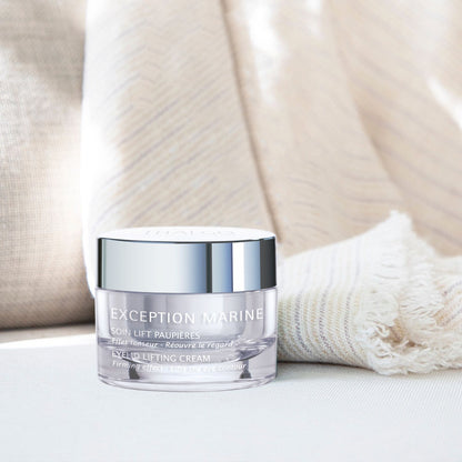 Thalgo Eyelid Lifting Cream - 4-in-1 Eye Cream for Tightening, Wrinkle Reduction, Puffiness Relief, and Dark Circle Correction - 15ml