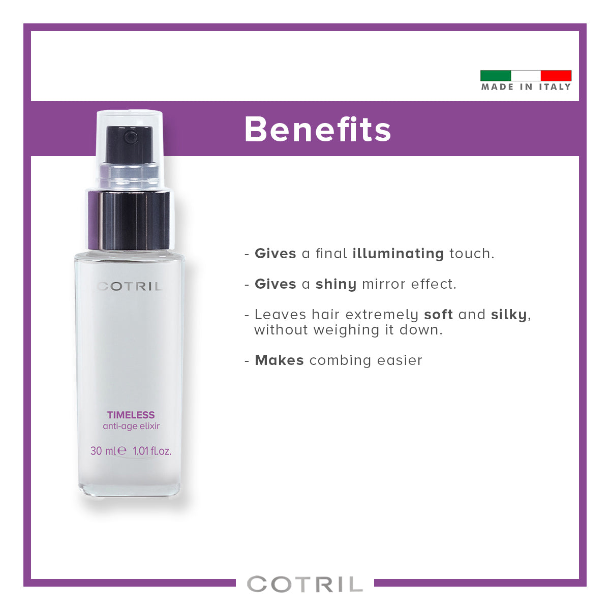 cotril timeless - anti-ageing elixir - 30 ml