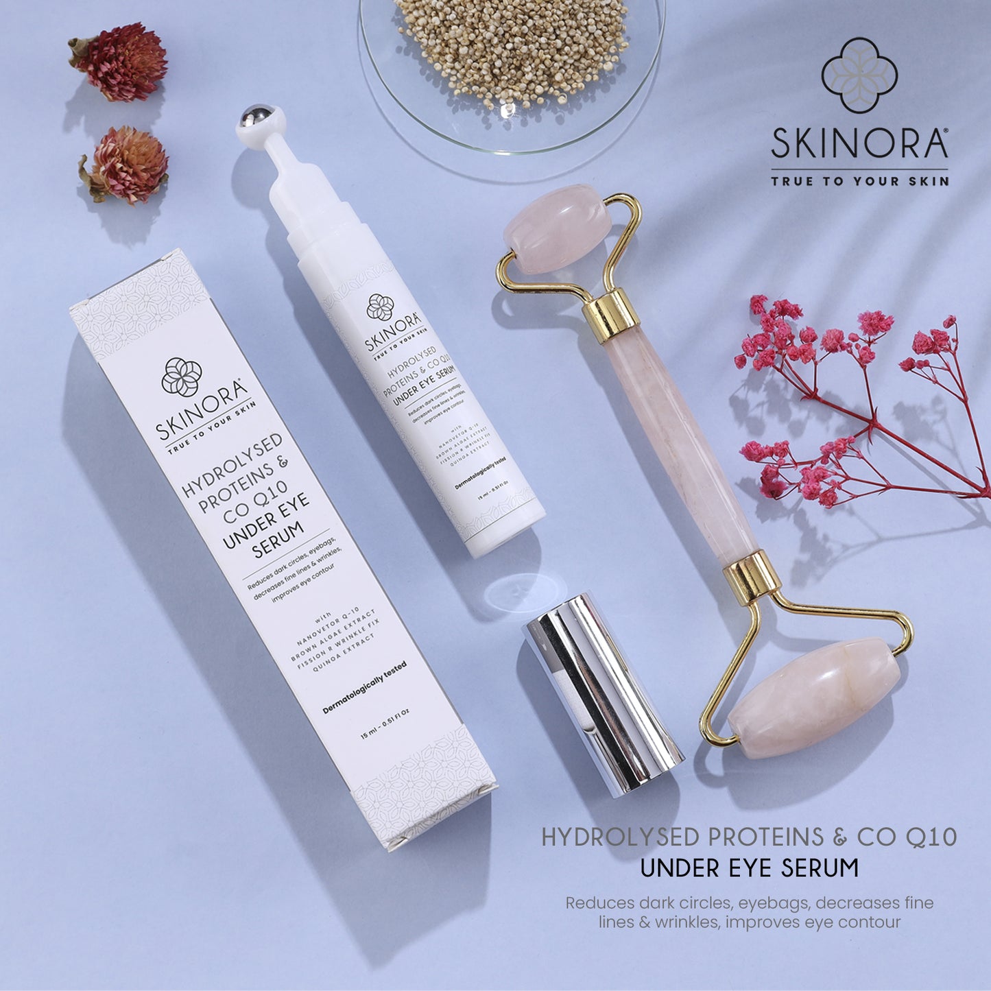 hydrolysed proteins and co q10 under eye serum 15ml