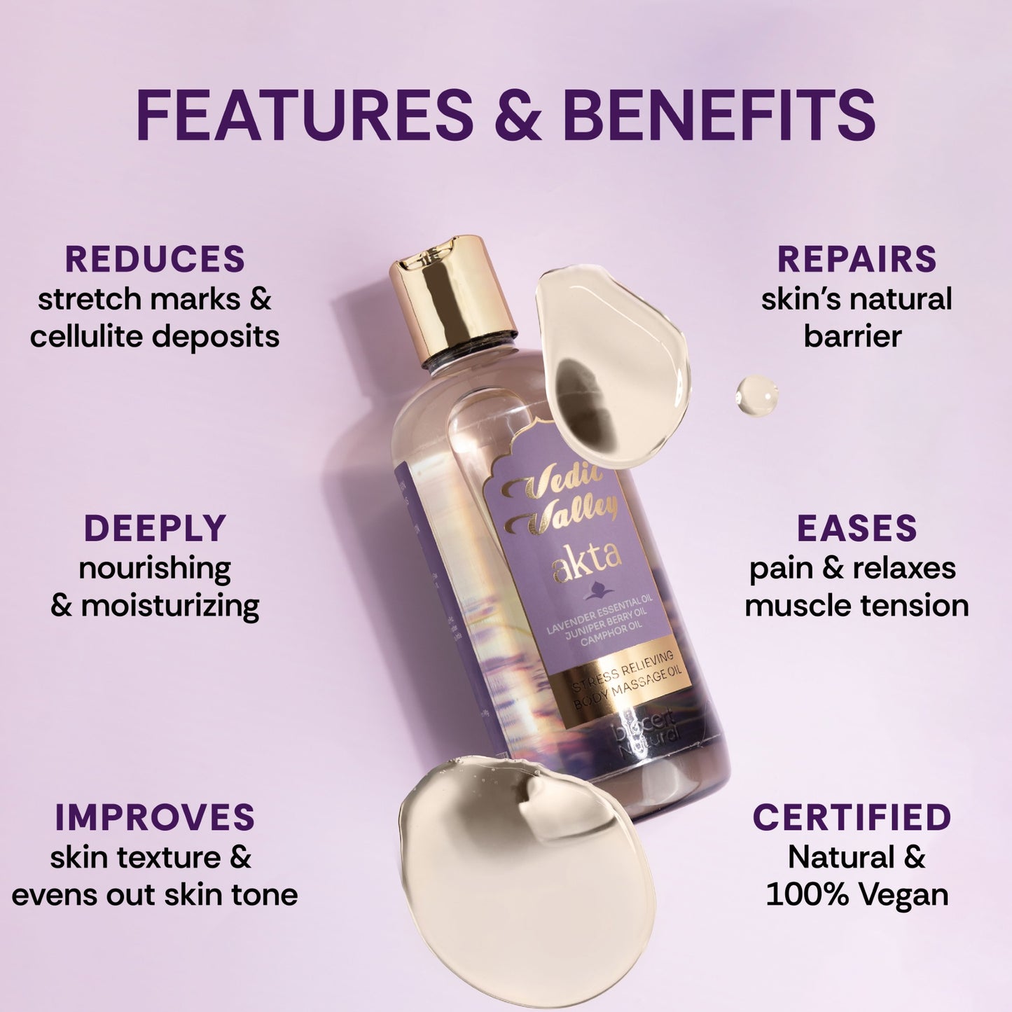 vedic valley akta lavender body massage oil