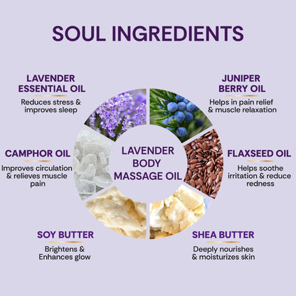 Vedic Valley Akta Lavender Body Massage Oil