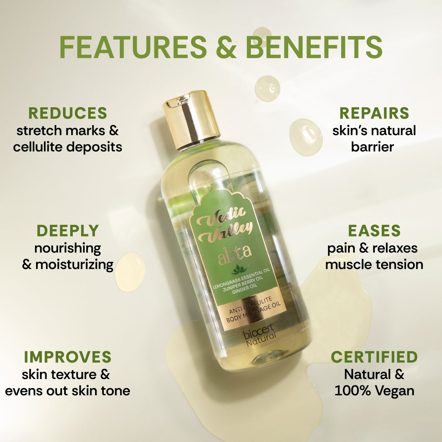 vedic valley lemongrass body massage oil