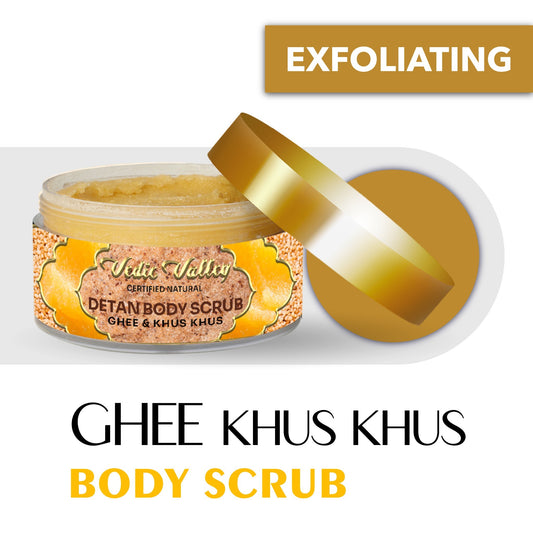 Vedic Valley Ghee Khus Khus Body Scrub
