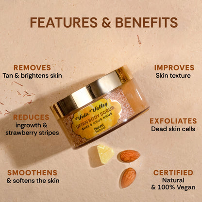 Vedic Valley Ghee Khus Khus Body Scrub