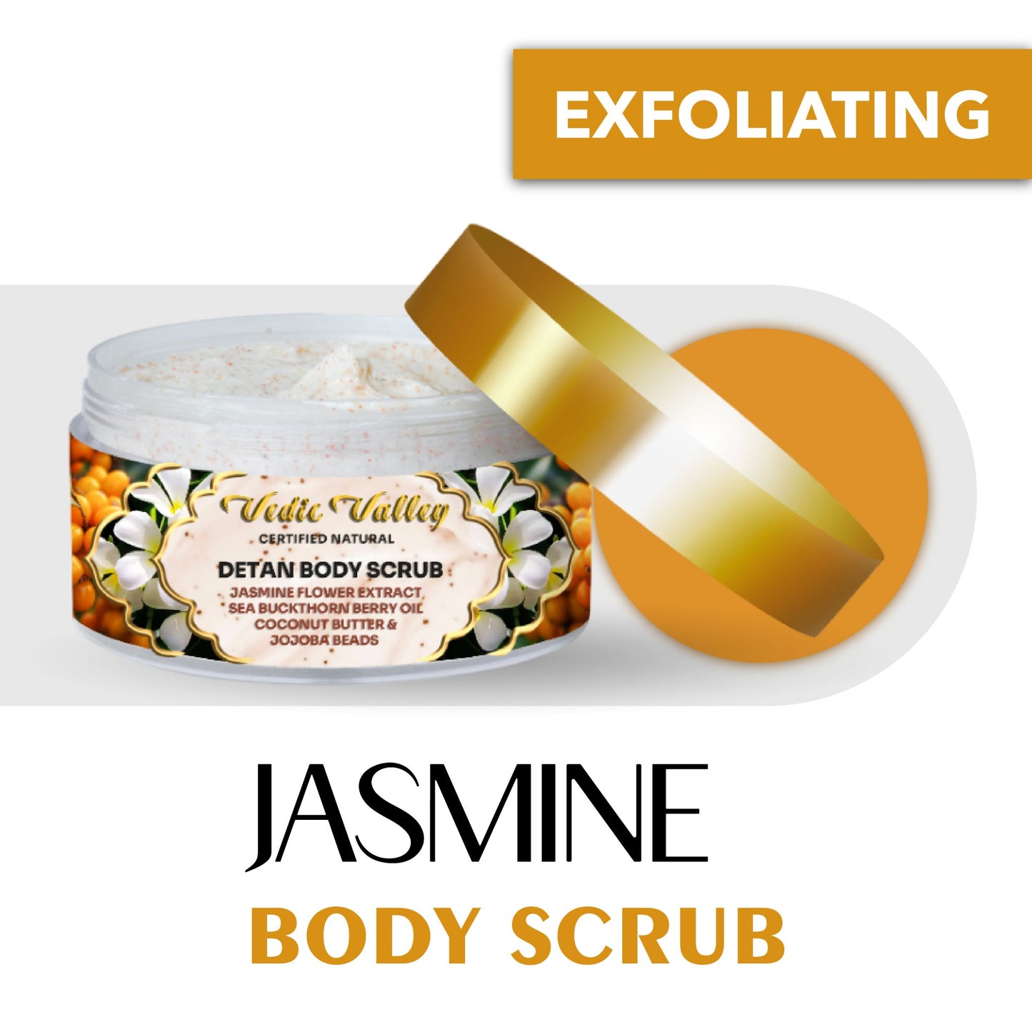vedic valley jasmine body scrub