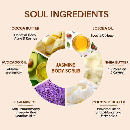Vedic Valley Jasmine Body Scrub
