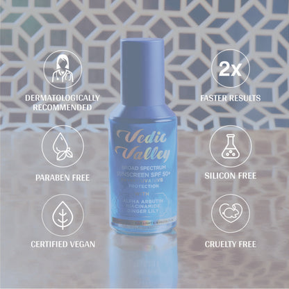 Vedic Valley Broad Spectrum Sunscreen SPF 50+