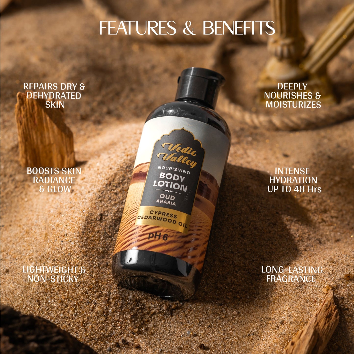 vedic valley oud arabia body lotion
