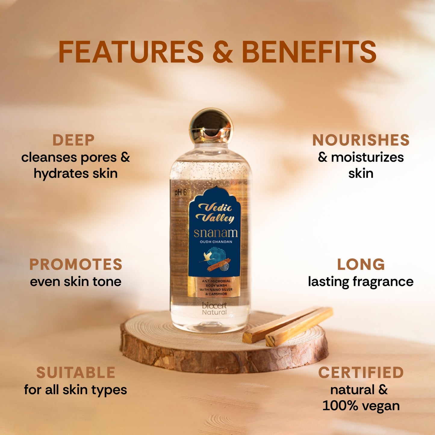 vedic valley snanam oud chandan body wash