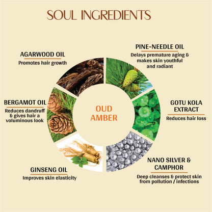 Vedic Valley OUD Amber Hair & Body Wash