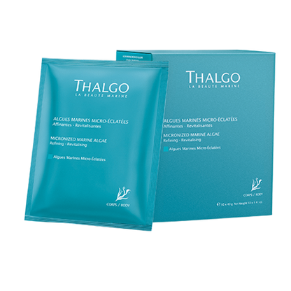Thalgo Micronized Marine Algae Powder - Revitalizing & Remineralizing Face Mask with Laminaria & Fucus - 10*40g