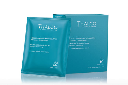 Thalgo Micronized Marine Algae Powder - Revitalizing & Remineralizing Face Mask with Laminaria & Fucus - 10*40g
