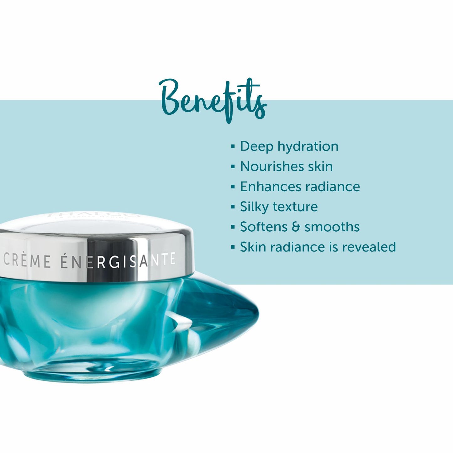 thalgo energising cream - restores comfort & boosts radiance - 50ml