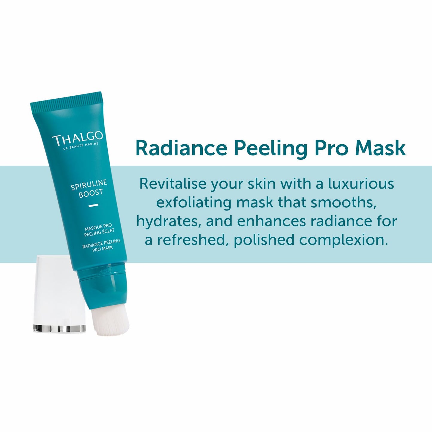 thalgo radiance peeling pro mask - boosts radiance & smooths skin texture - 50ml