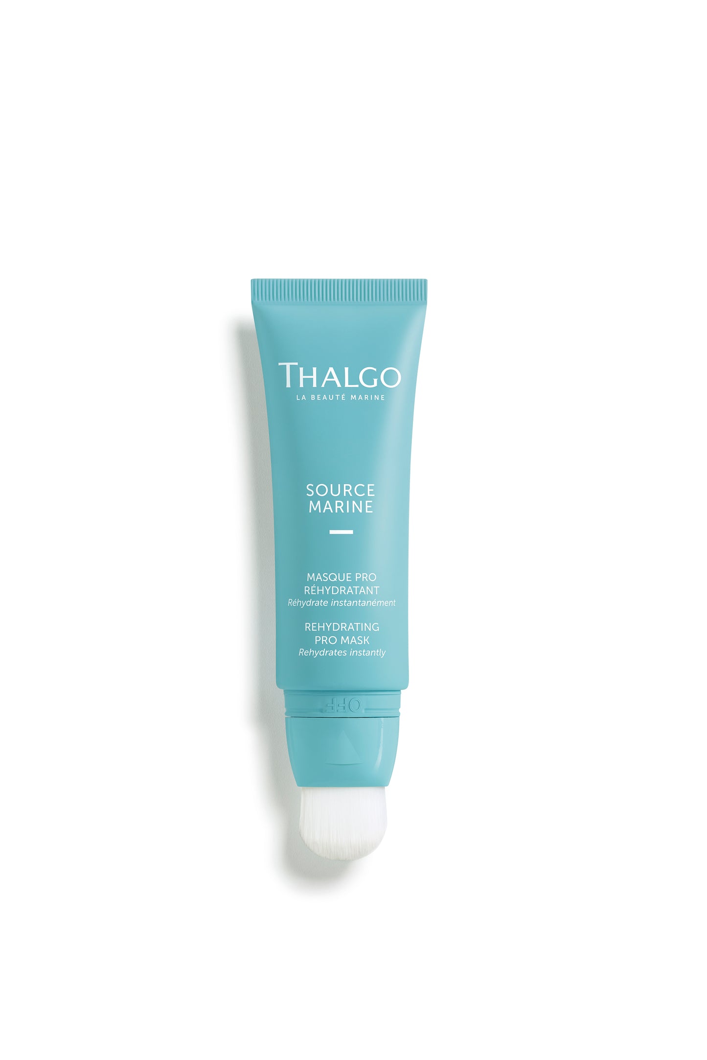 thalgo rehydrating pro mask - hydrating face mask with melting gel texture for enhanced smoothness and plumpness - 50ml
