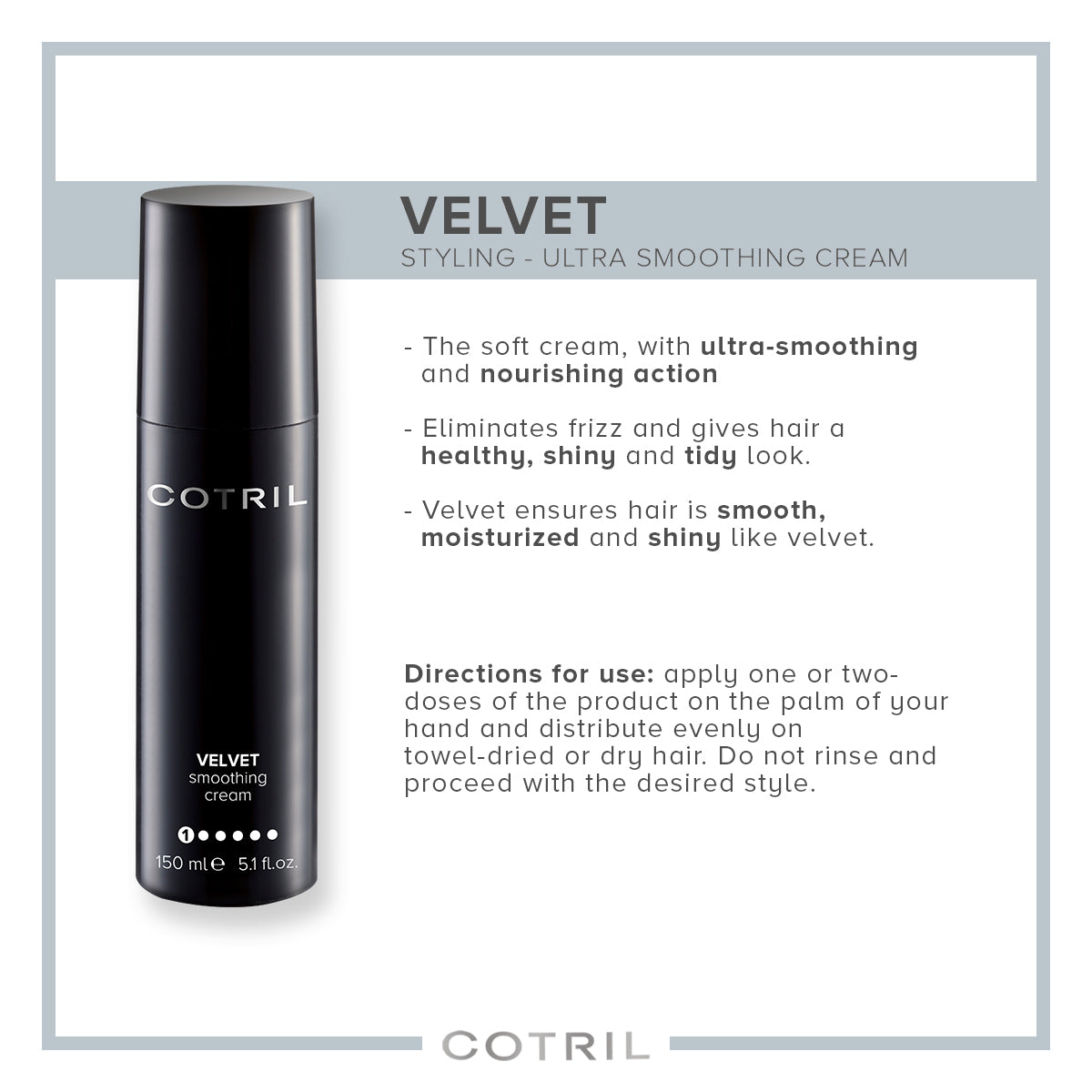 cotril styling velvet 150ml